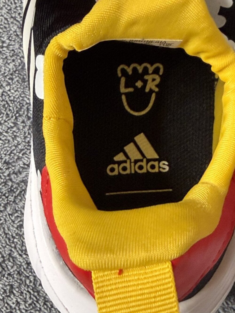 adidas x Disney Monofit Mickey Mouse Slip-On Sneakers - Toddler 5K - Picture 5 of 7